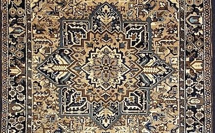 Persian carpet heriz old 1960  - 186x273cm