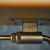 Archimede rolling table by Altek – industrial design, wood & metal