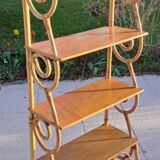 Rattan shelf