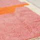Traditional Berber rug with colourful patterns, size 1.5/2.5 m.