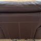 Fauteuil moderne en cuir marron