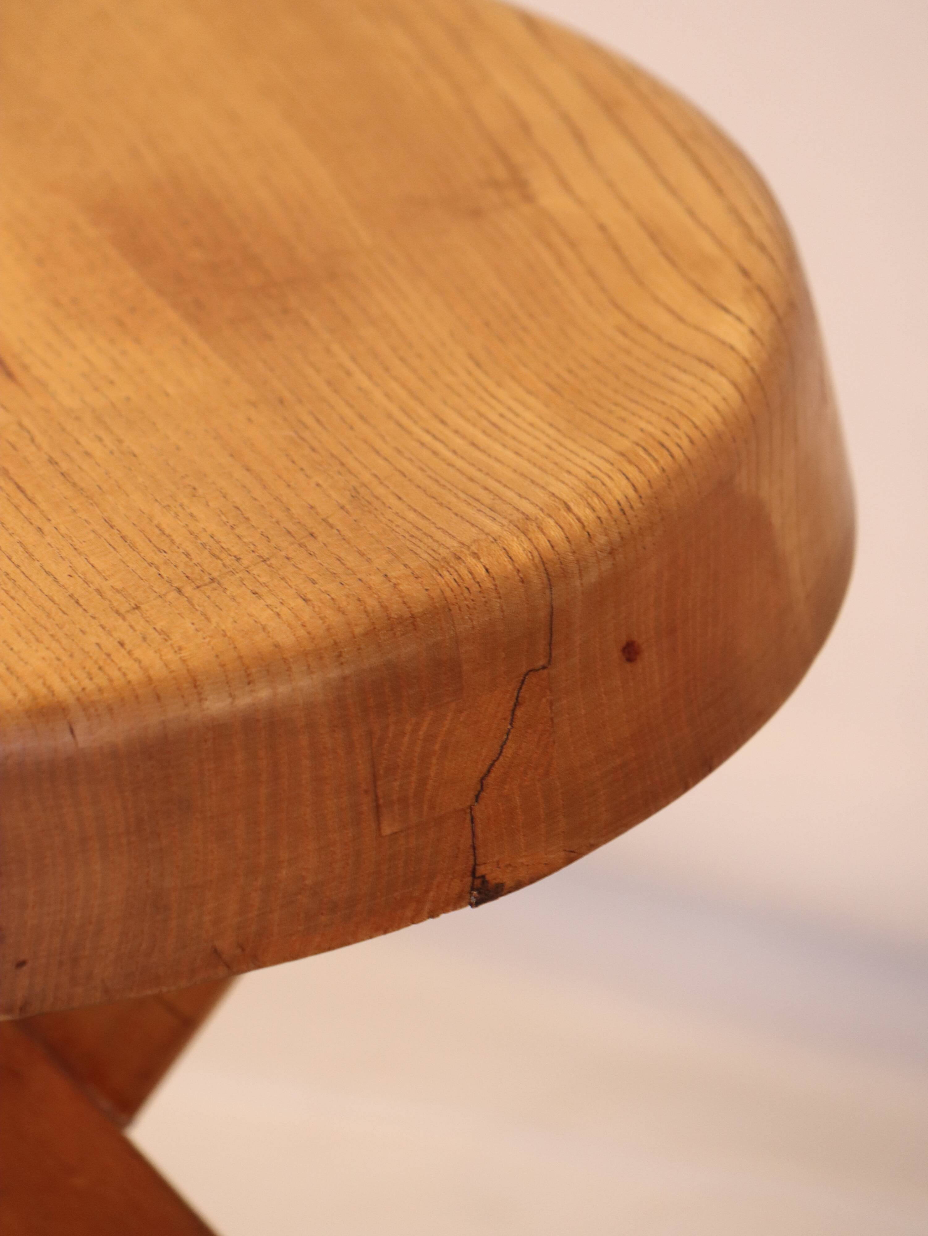 Pierre Chapo's pair of S31 stools