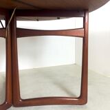 Drop leaf dining table model 20/59 by Peter Hvidt & Orla Mølgaard Nielsen, Denmark, 1950s