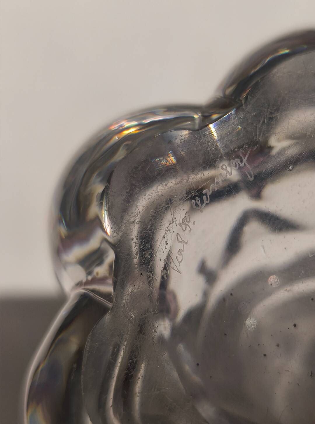 Vase en cristal