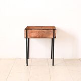 Vintage metal planter