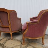 Paire de bergeres Louis XV