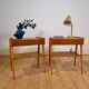 Pair of Danish oak bedside tables, 1960s