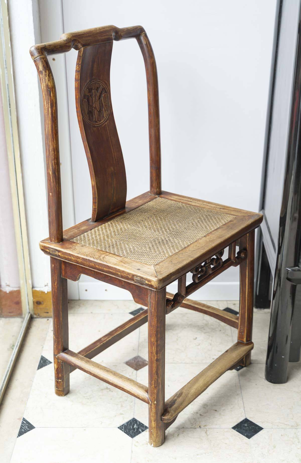Antique Chinese Linhai chair