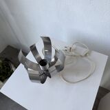 Oxar space age chrome flower wall light