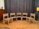 Set of five Thorsø Stolefabrik chairs, Denmark, 1970s.