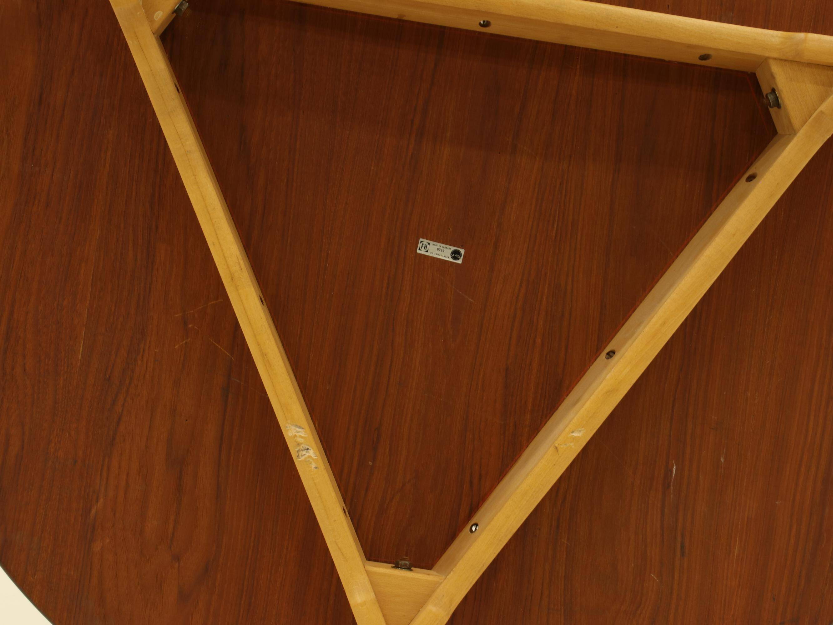 Heart dining set, designed by Hans Wegner for Fitz Hansen,  Denmark 1960s