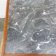 Mado buffet, marble top and asymmetrical doors.