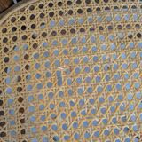 Vintage High Back Bentwood Cane Dining Chair / Thonet Style / Torn Seat