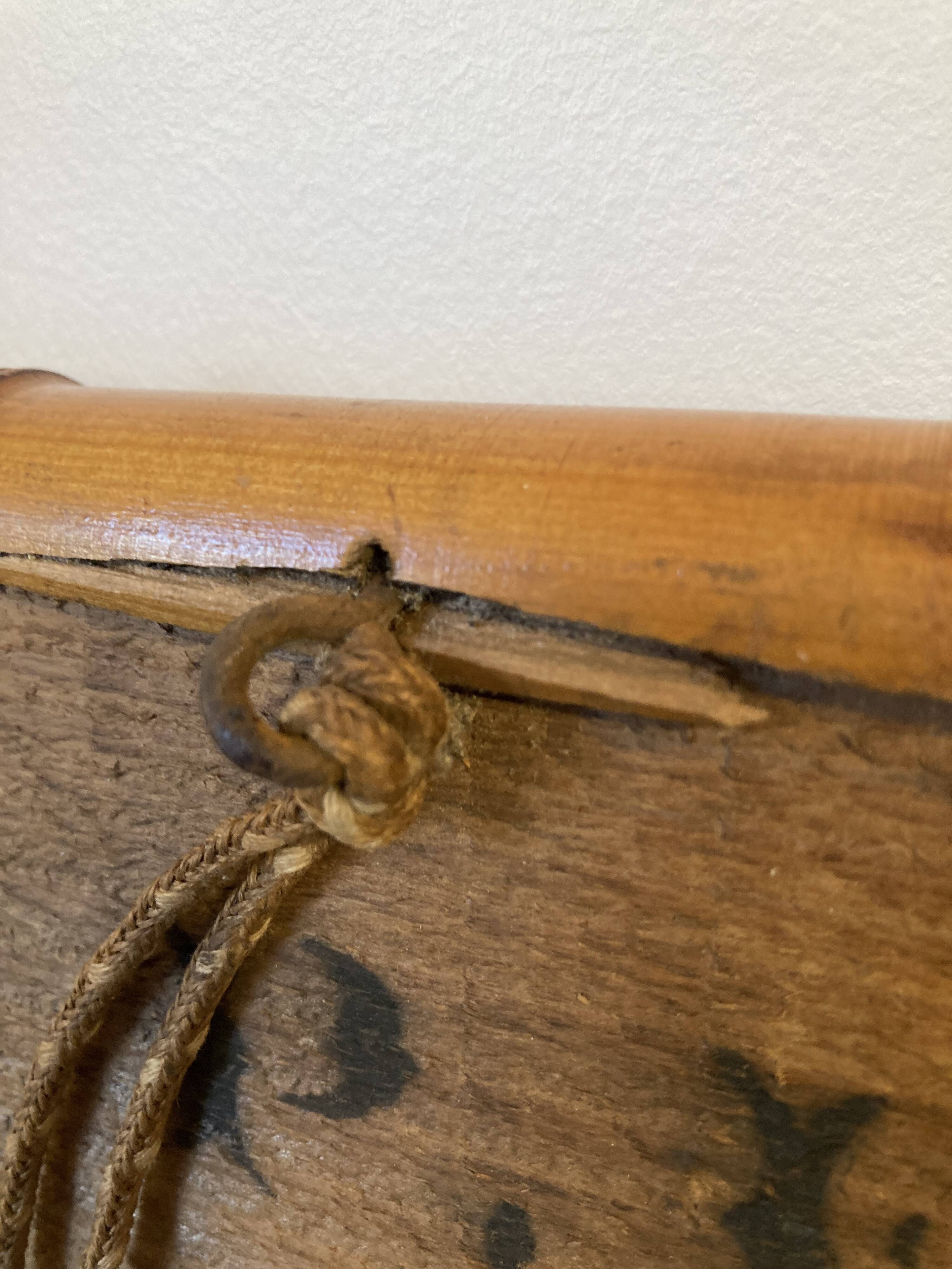 Bamboo imitation wood mirror