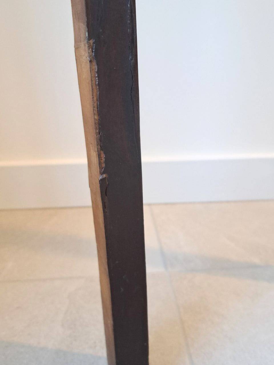 Art Deco Wooden and Marble Console Table