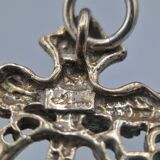 Cuillère coquille en argent 800 religieuse Italie Padoue années 1950