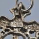 Cuillère coquille en argent 800 religieuse Italie Padoue années 1950
