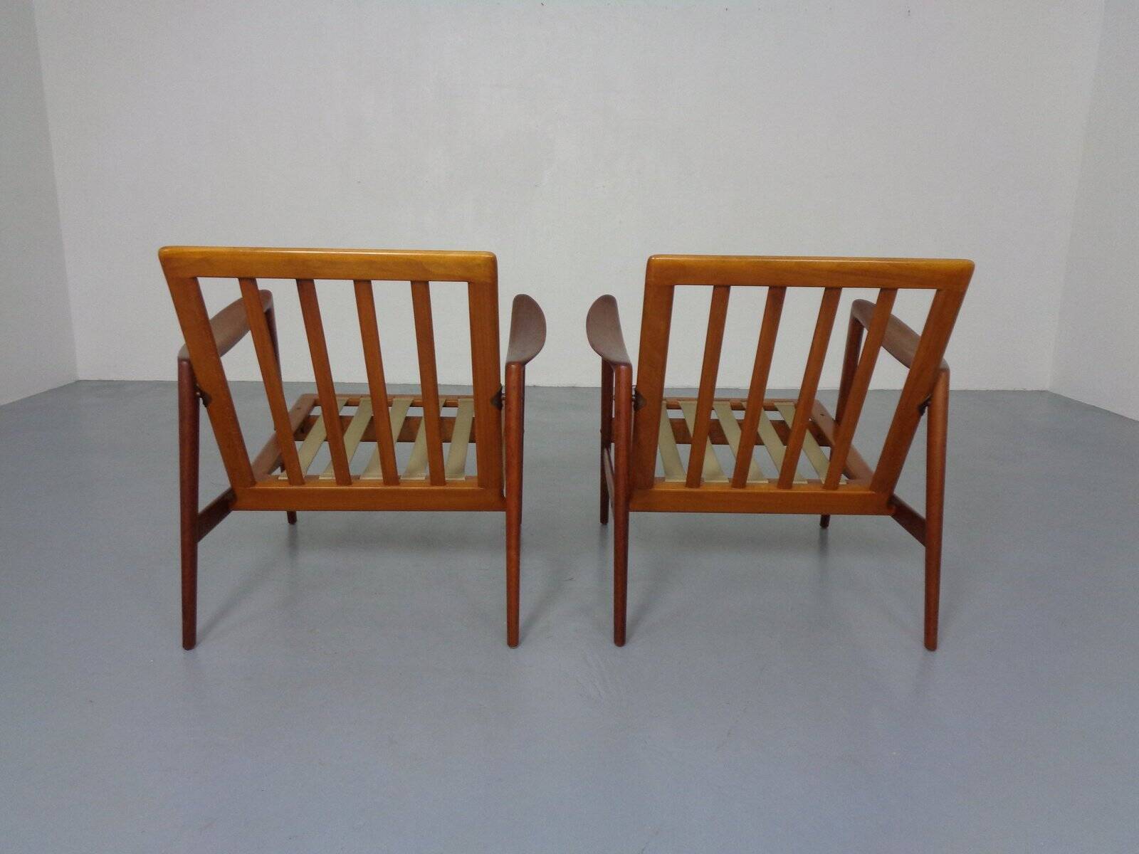 Danish Lounge Chair in Organic Teak by Hans Olsen, 1960s