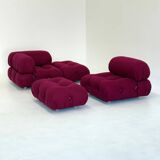 Camaleonda Modular Sofa in Bordeaux by Mario Bellini for B&B Italia