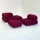 Canapé modulable Camaleonda Bordeaux par Mario Bellini pour B&B Italia