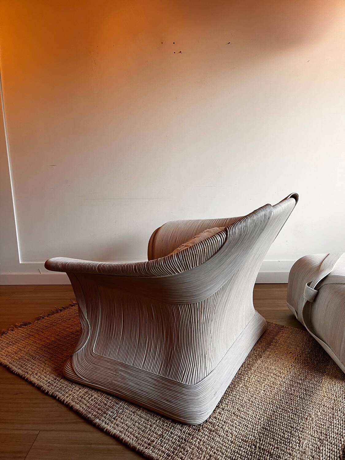 Betty Cobonpue Scultura rattan fauteuil 80’s