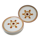Set of 6 Longchamp stoneware dessert plates