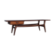 Teak coffee table by Louis van Teeffelen for Wébé. 1950s