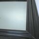 Blackened wood mirror napoleon iii xixth 37.5 cm x 46.8 cm