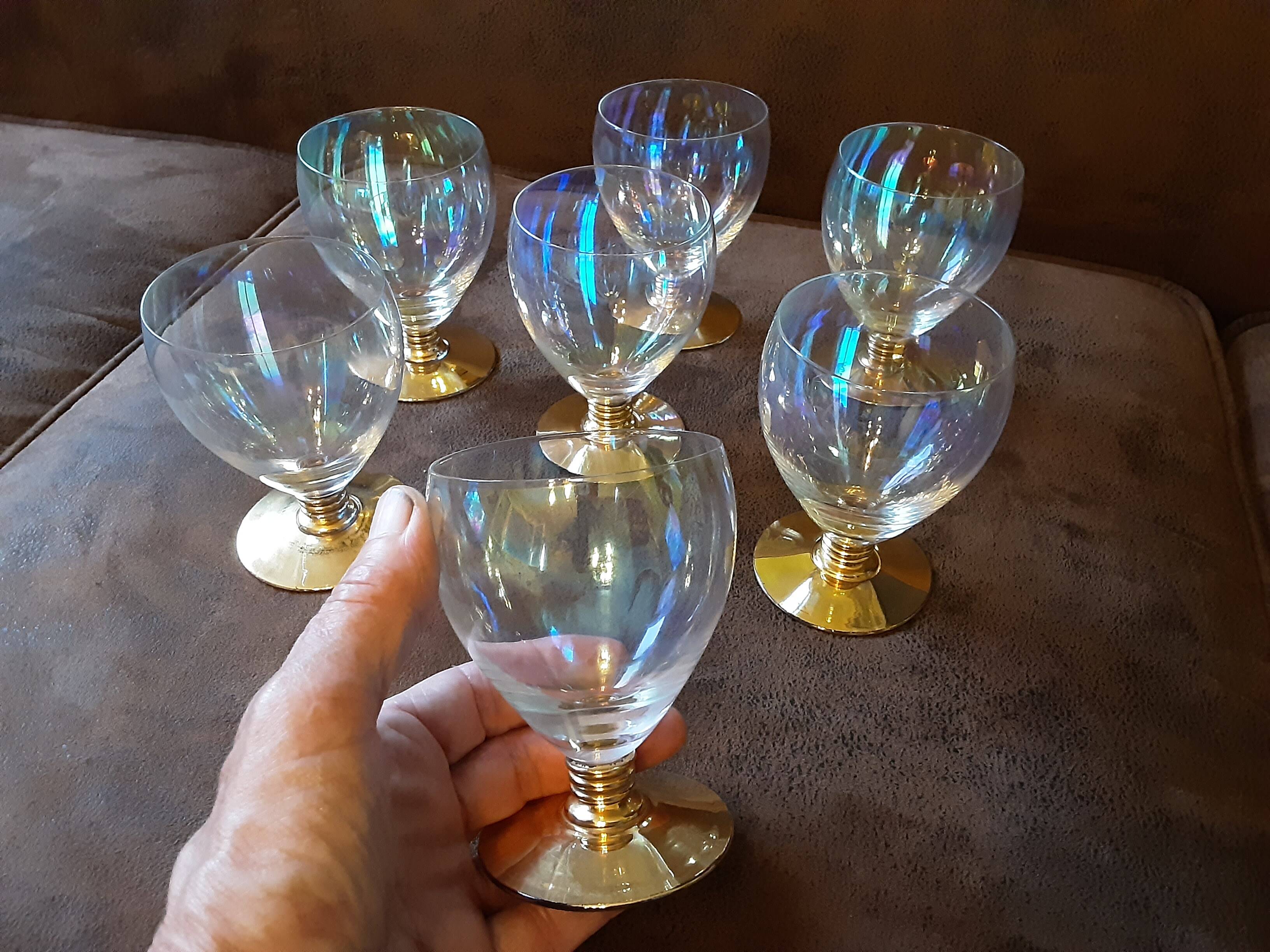 Lot de 8 verres à eau cristal