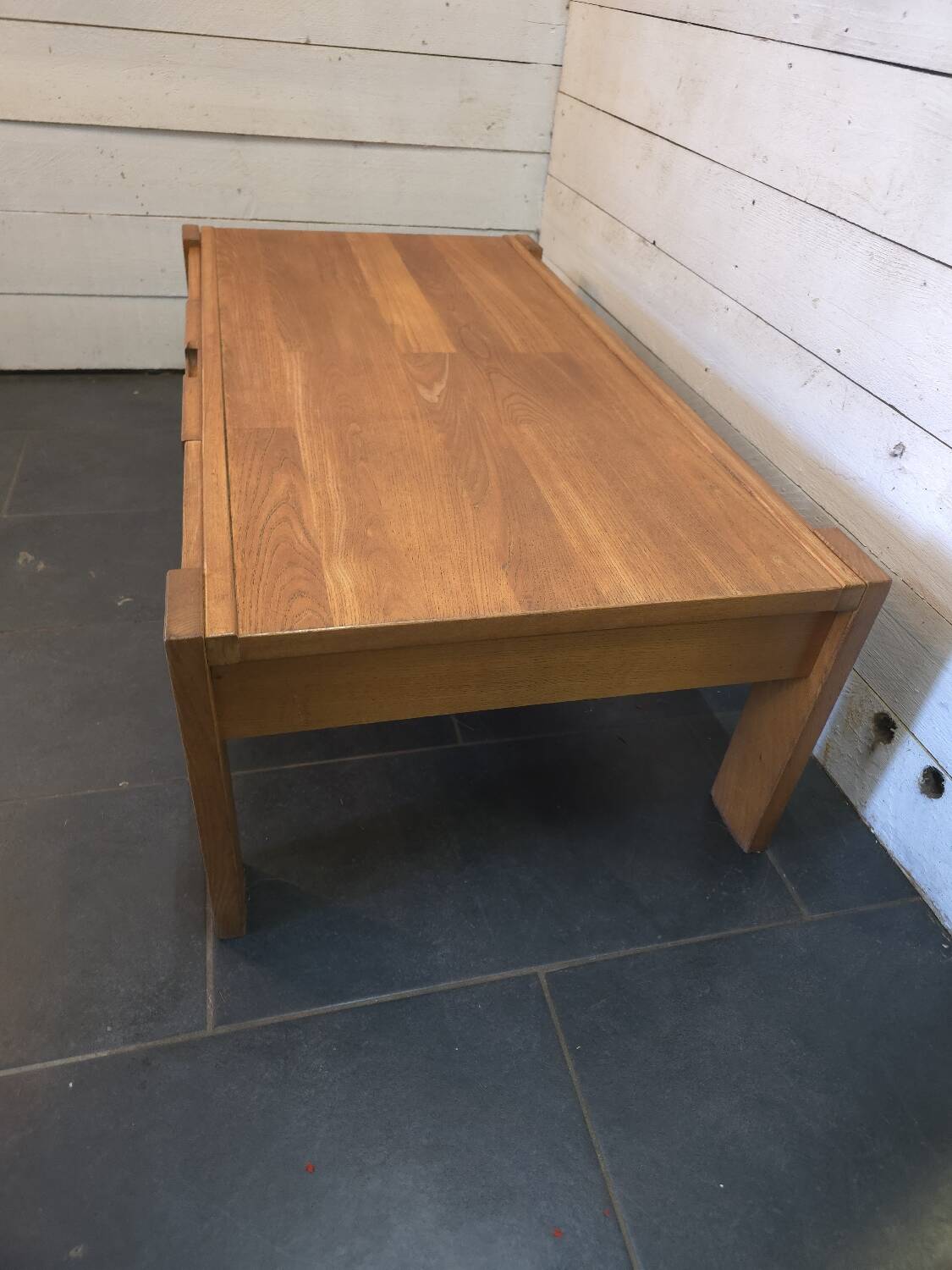Scandinavian style oak coffee table from the 60s