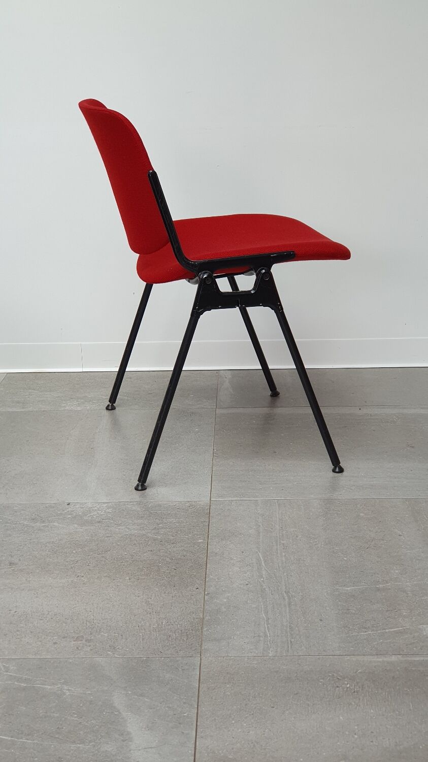 Set of 6 DSC106 chairs by Giancarlo Piretti for Castelli
