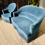 Bench and toad armchair