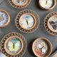 Anciens dessous de verres Papillons