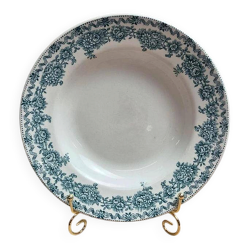 Antique hollow plate Saint-Amand – Argenton model