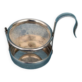 Tea pass, vintage tea infuser in silver metal