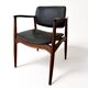 Captain armchair in rosewood by Erik Buch