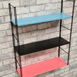 Metal shelves