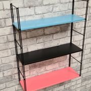 Metal shelves
