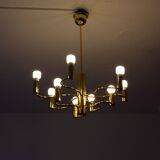 Lustre vintage régence en laiton