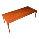 Scandinavian teak coffee table attributed to Johannes Andersen, circa 1960.