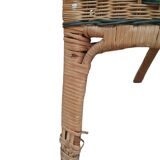 Fauteuil en rotin ancien