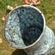 Large Vallauris vase "sea foam" H 41.5 cm