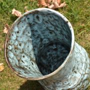 Large Vallauris vase "sea foam" H 41.5 cm