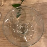 Set of 5 engraved glasses