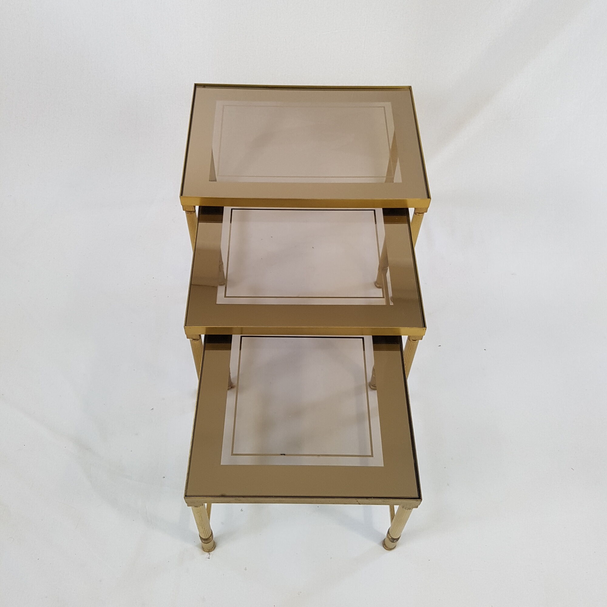Brass pull-out tables