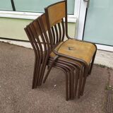 Set of 6 school chairs