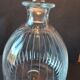 Vintage cut crystal carafe, ball stopper.