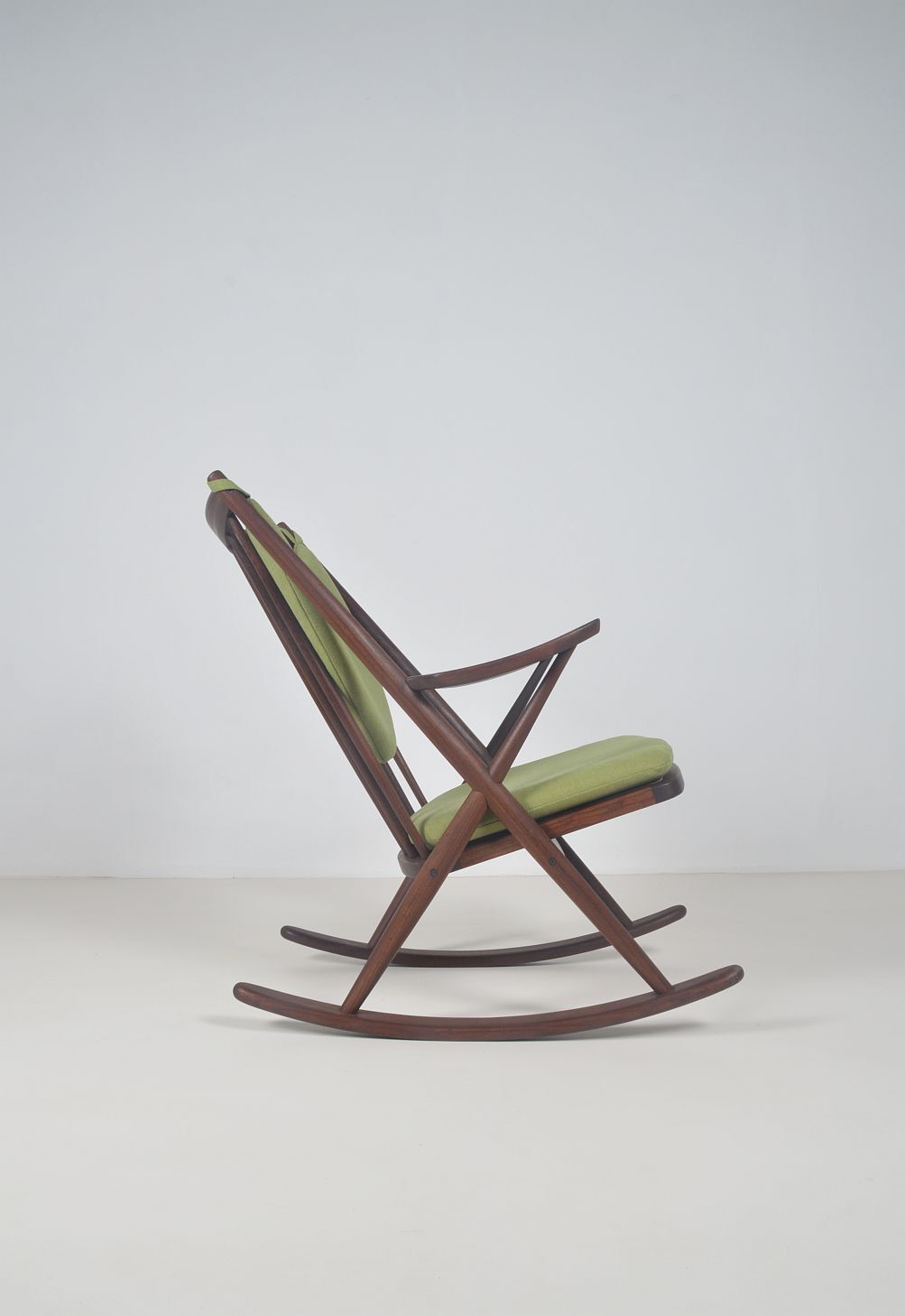 Danish rocking chair designed by Frank Reenskaug for Bramin, 1960s