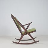 Danish rocking chair designed by Frank Reenskaug for Bramin, 1960s