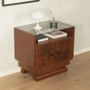 Expressive Art Deco chest of drawers with root wood veneer, Germany, 1930s
